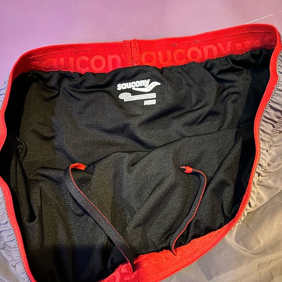 Saucony Gray Athletic Shorts - Picture 4 of 13